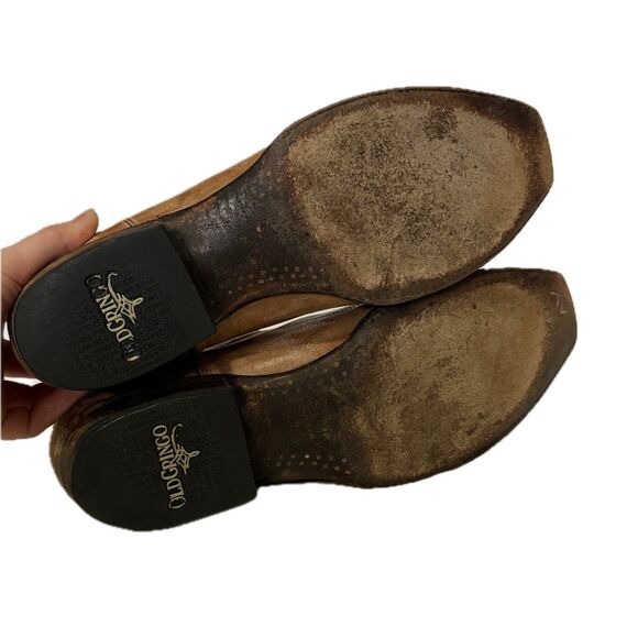 Old Gringo 2790 Yippee Ki Yay Tan Studded Ankle Cowboy Boots Men 11D - Picture 6 of 8